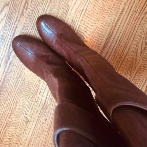 Fossil / 9.5 / Brown Leather Boots - Picture 4 of 8
